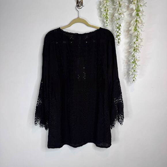 NWT JOHNNY WAS Mesha Blouse Embroidered Tunic Top Dress - Picture 2 of 8